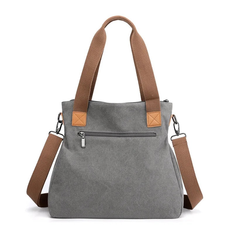 Mystery Stuffed Caitlin - Canvas Satchel