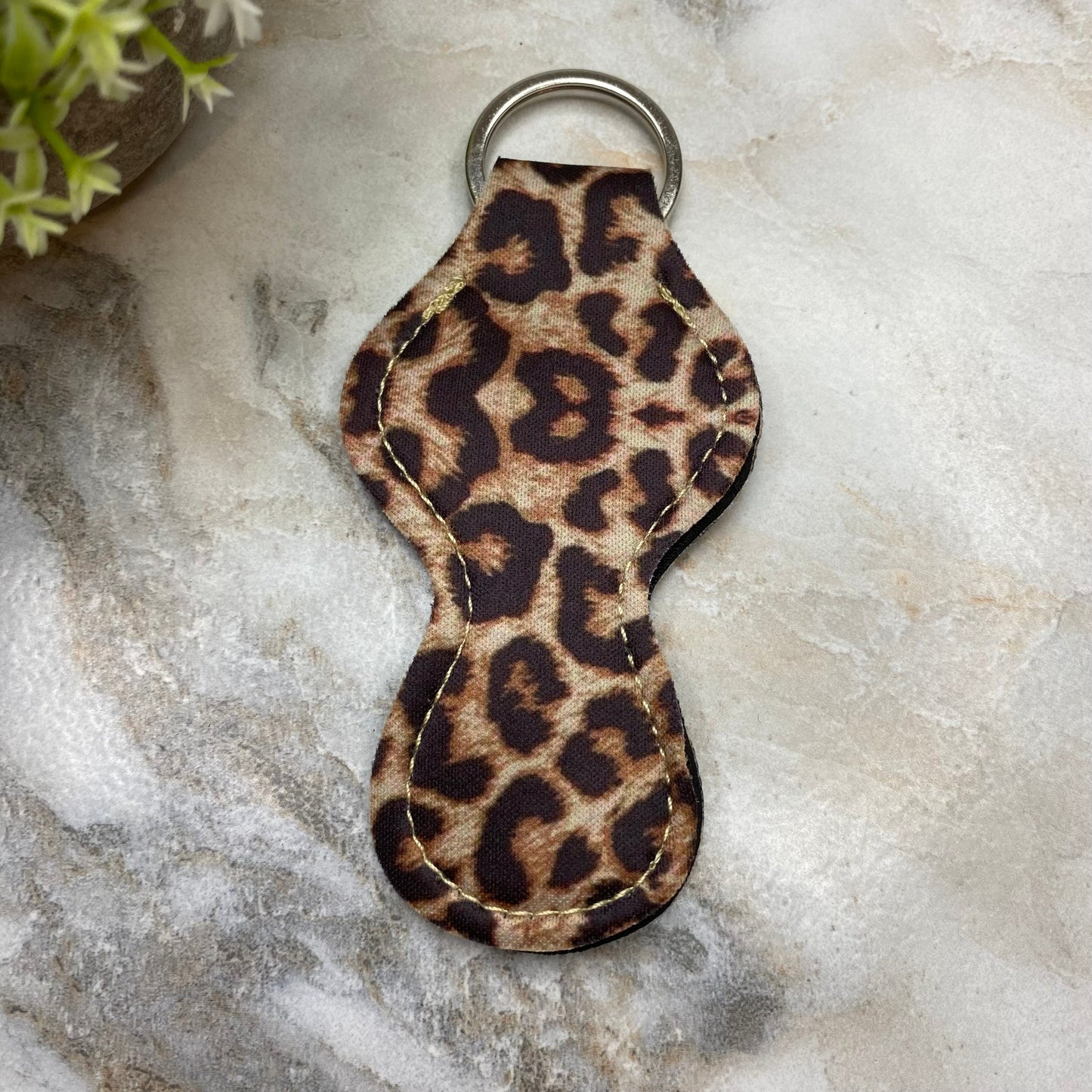 Lip Balm & Holder - Large Leopard Print