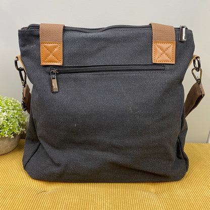 Mystery Stuffed Caitlin - Canvas Satchel