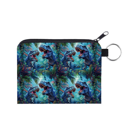 Mini Pouch - Blue Dinosaur