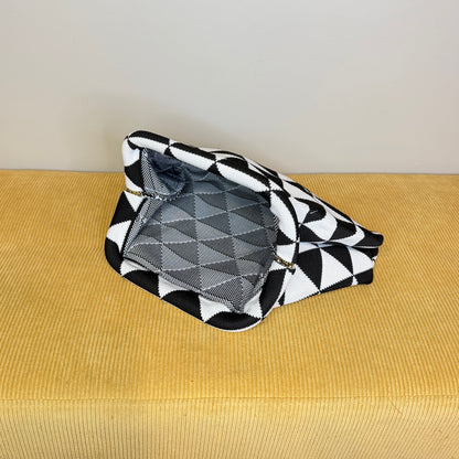 Emma Travel Clutch - Stripes + Chevron