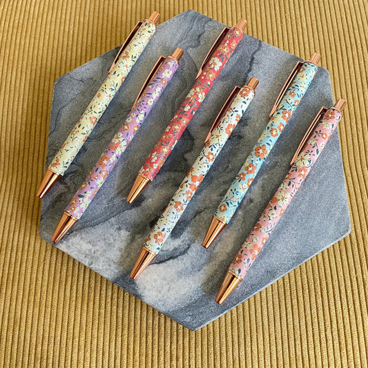 Pen - Metal Floral