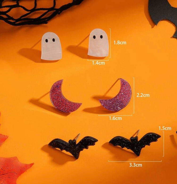 Earrings - Halloween Acrylic Studs