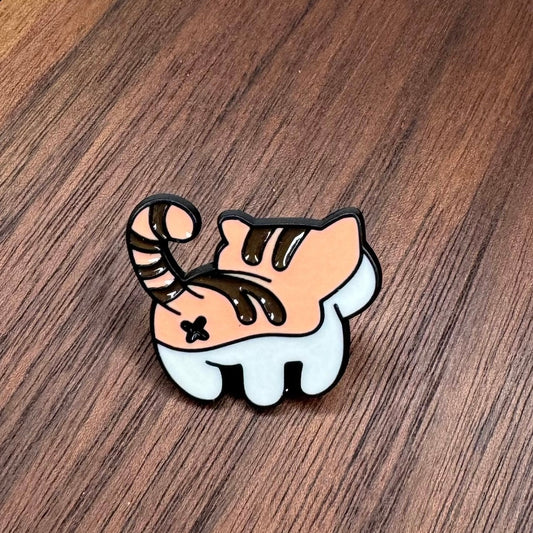 Pin - Orange Cat Butt