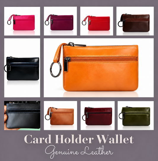 Card Holder Wallet - Genuine Leather