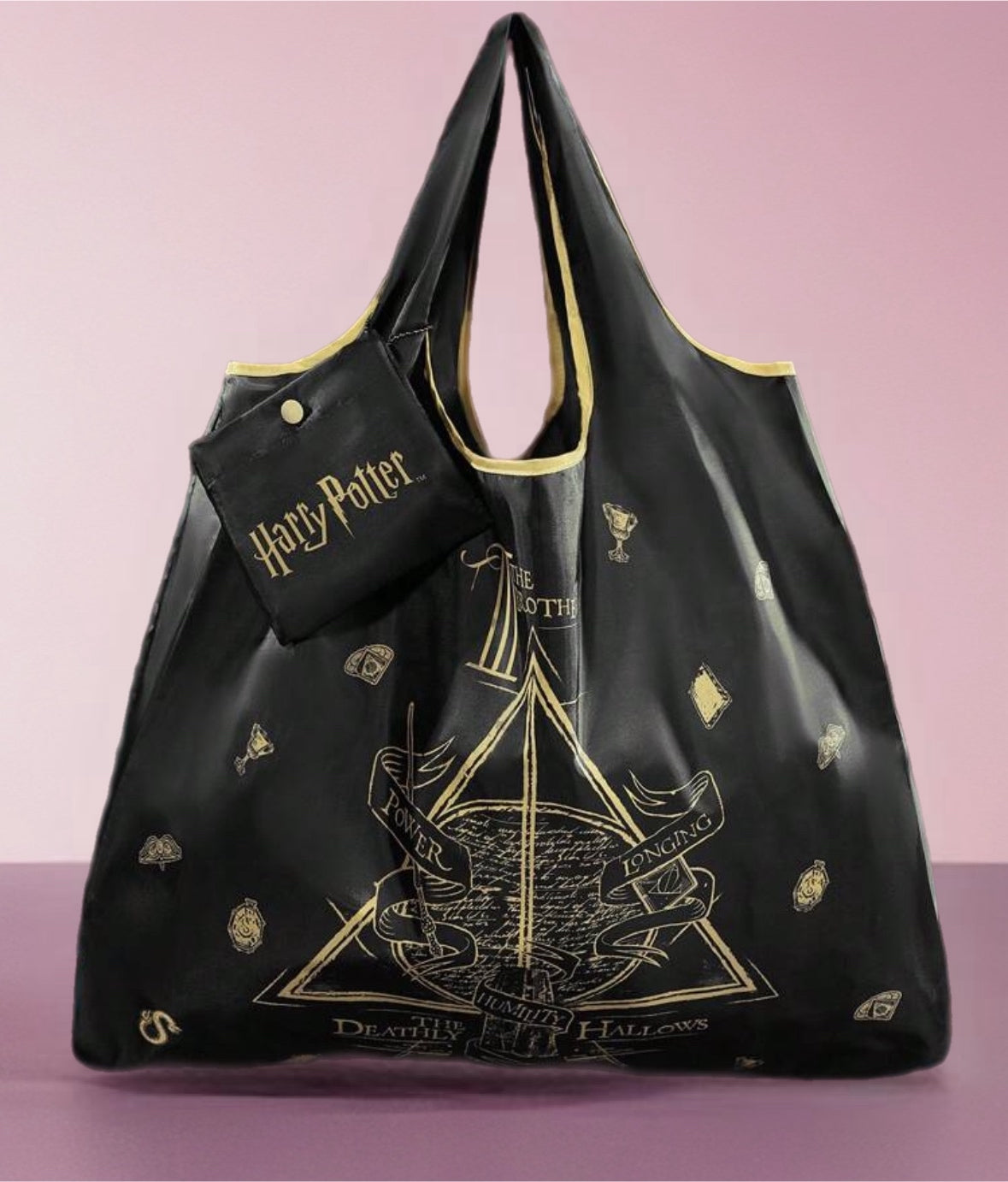HP Deathly Hallows Graphic Tote Bag & Carry Case