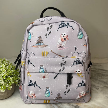 Mini Backpack, Pouch & Mini Pouch Set - Magic Gray