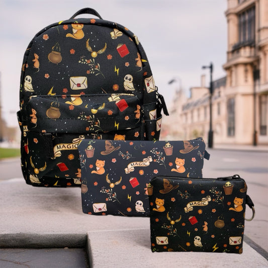 Mini Backpack, Pouch & Mini Pouch Set - Magic