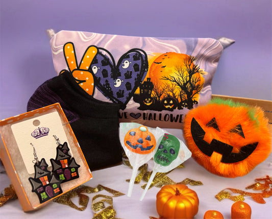 Stuffed Halloween Pouches - 6 piece set