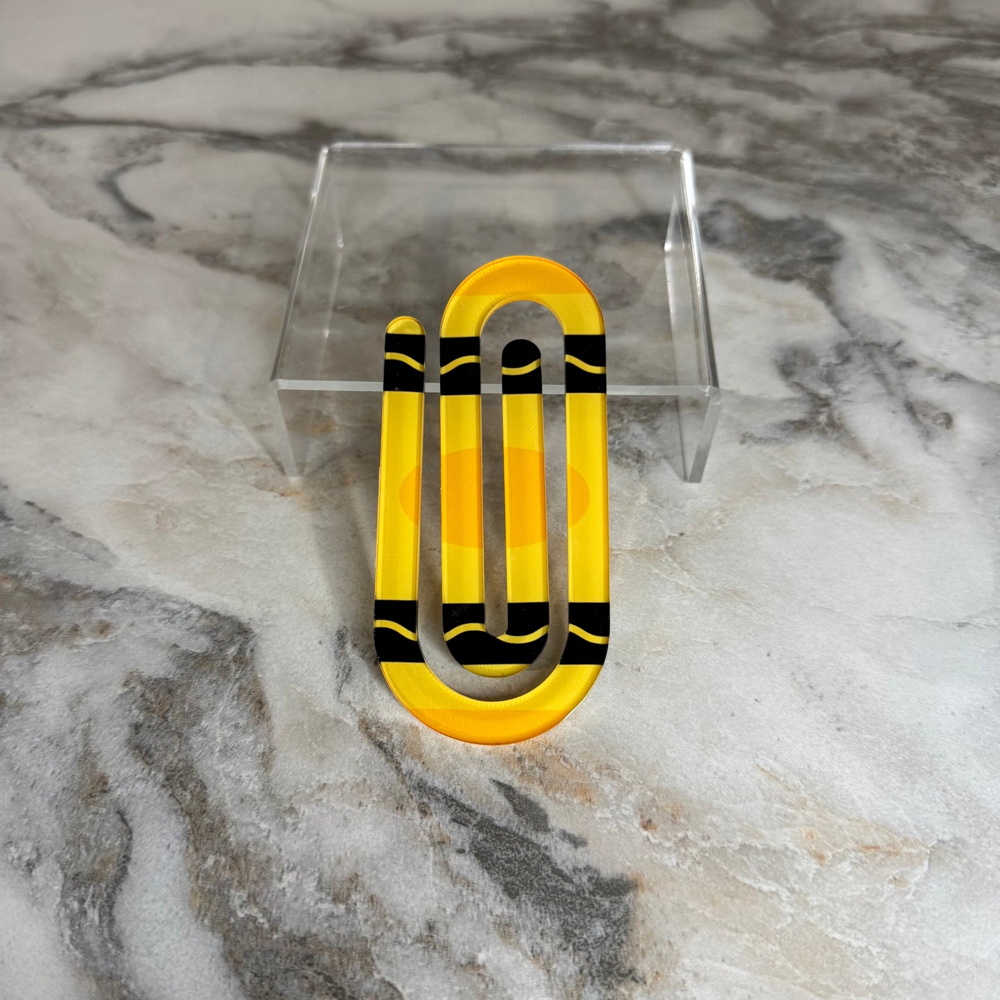 Jumbo Acrylic Paperclip - Assorted