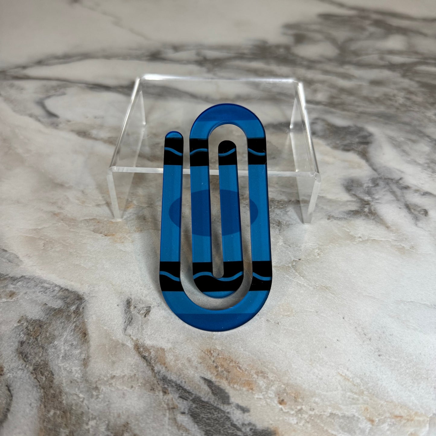 Jumbo Acrylic Paperclip - Assorted