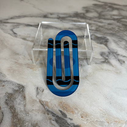 Jumbo Acrylic Paperclip - Assorted