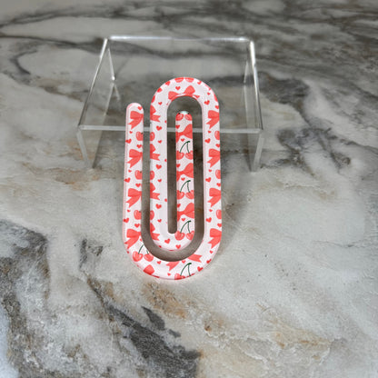 Jumbo Acrylic Paperclip - Assorted