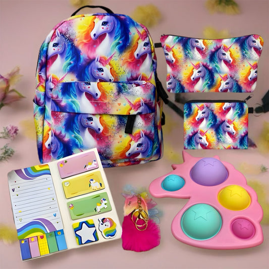 Unicorn Mini Backpack Set