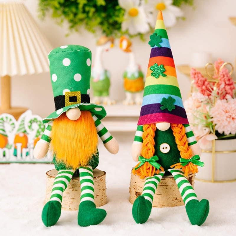 Gnome - St Patrick’s Day - Striped Legs