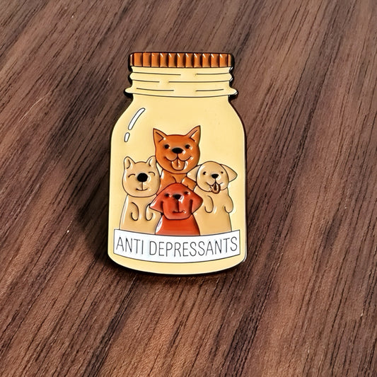 Pin - Dog, Anti Depressants
