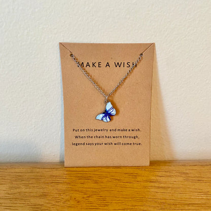 Necklace - Make A Wish Butterfly