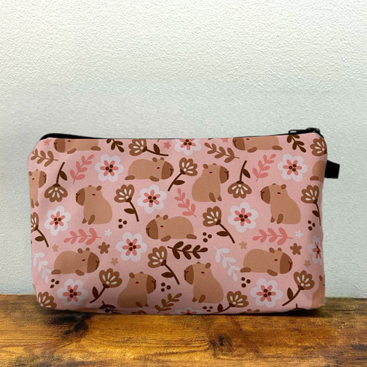 Pouch - Capybara Floral