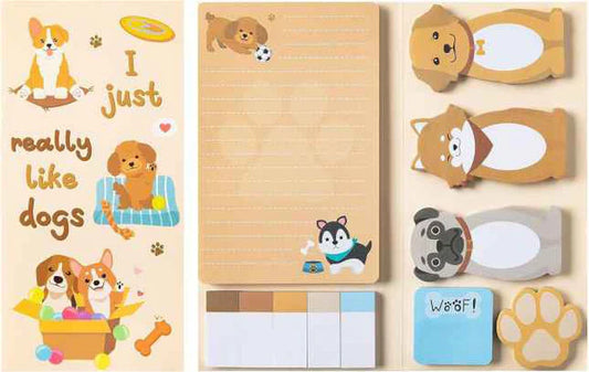 Sticky Note Booklet Set - Really Like Dogs - PREORDER 5/27-5/30