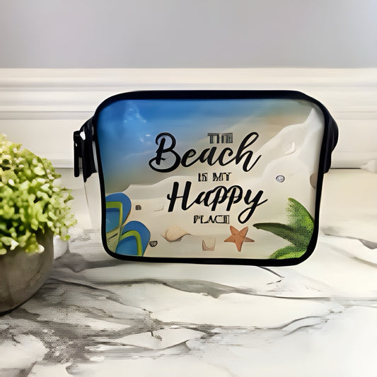 Pouch - Clear, Beach Happy Place