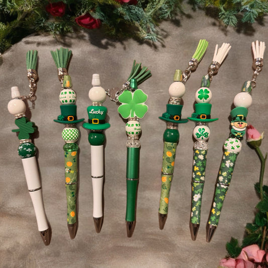 Pen - St Patrick’s Day Beaded