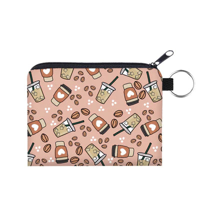 Card & Coin Pouch -  Coffee Iced Beans