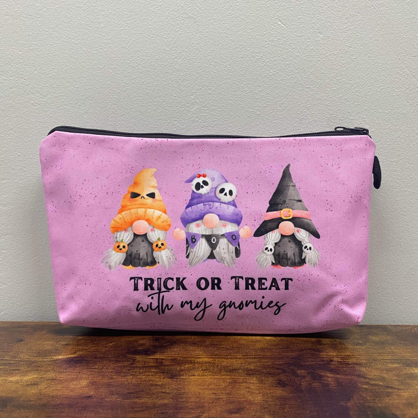 Pouch - Halloween - Trick or Treat Gnomes