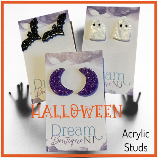 Earrings - Halloween Acrylic Studs