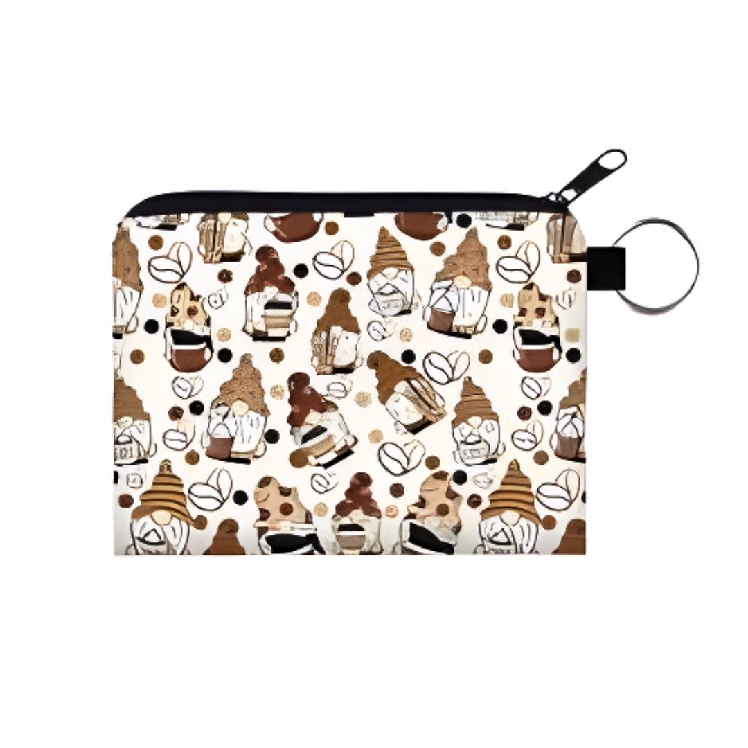 Mini Backpack, Pouch & Coin Purse Set - Coffee Gnomes