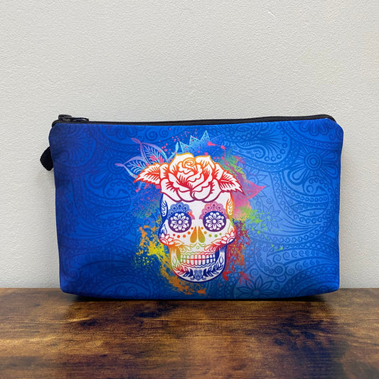 Pouch - Halloween -  Paisley Skull