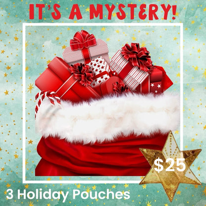 Mystery Holiday Pouches - Set of 3