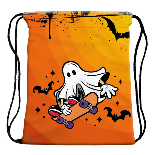 Drawstring bag - Skateboard Ghost