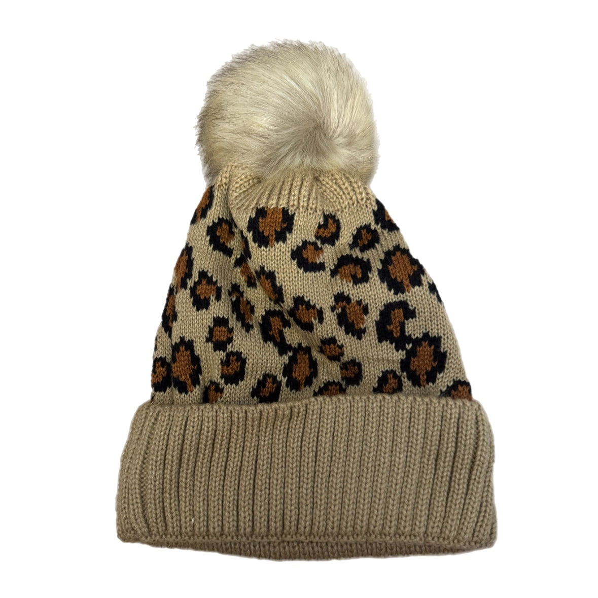 Beanie Hats - Leopard Print