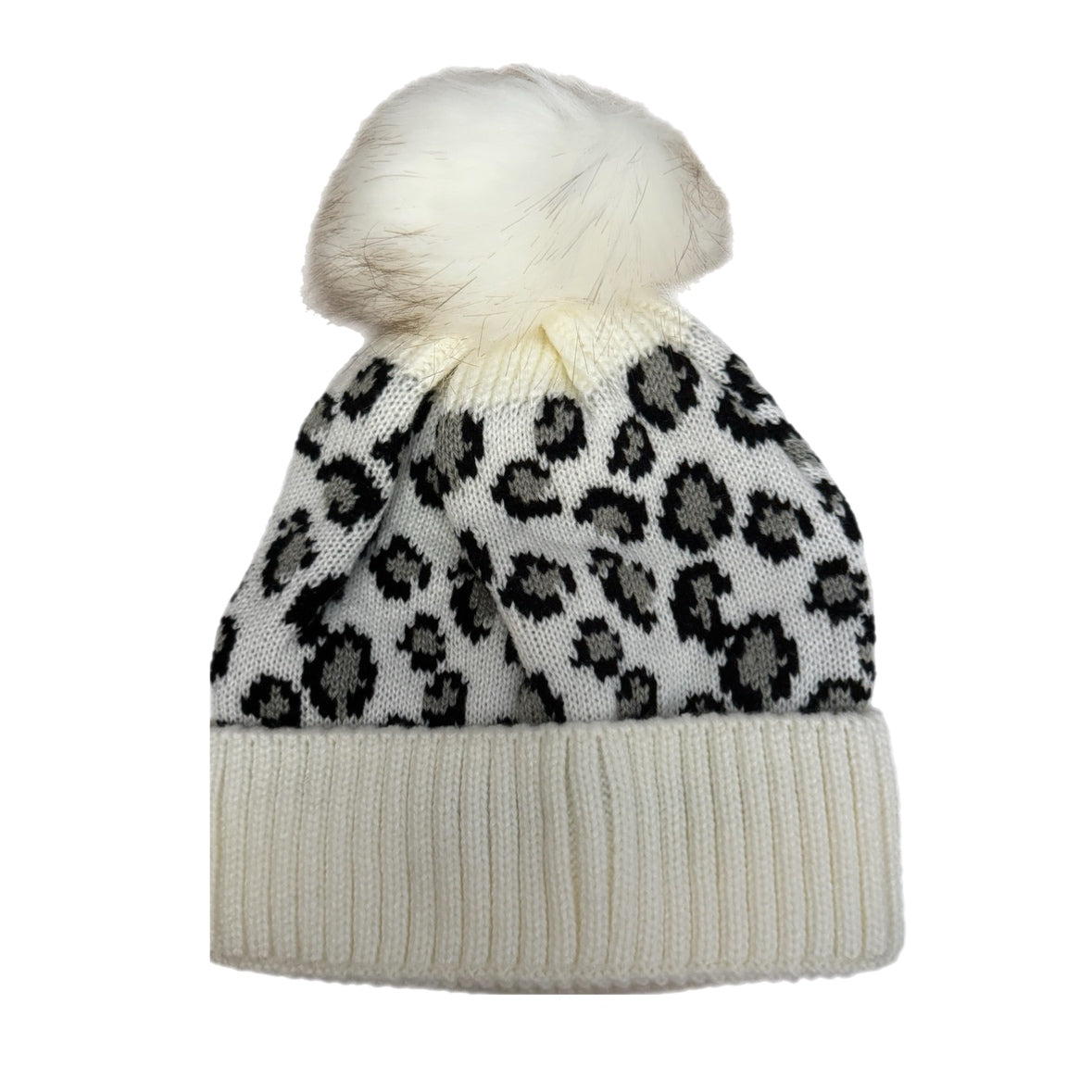 Beanie Hats - Leopard Print