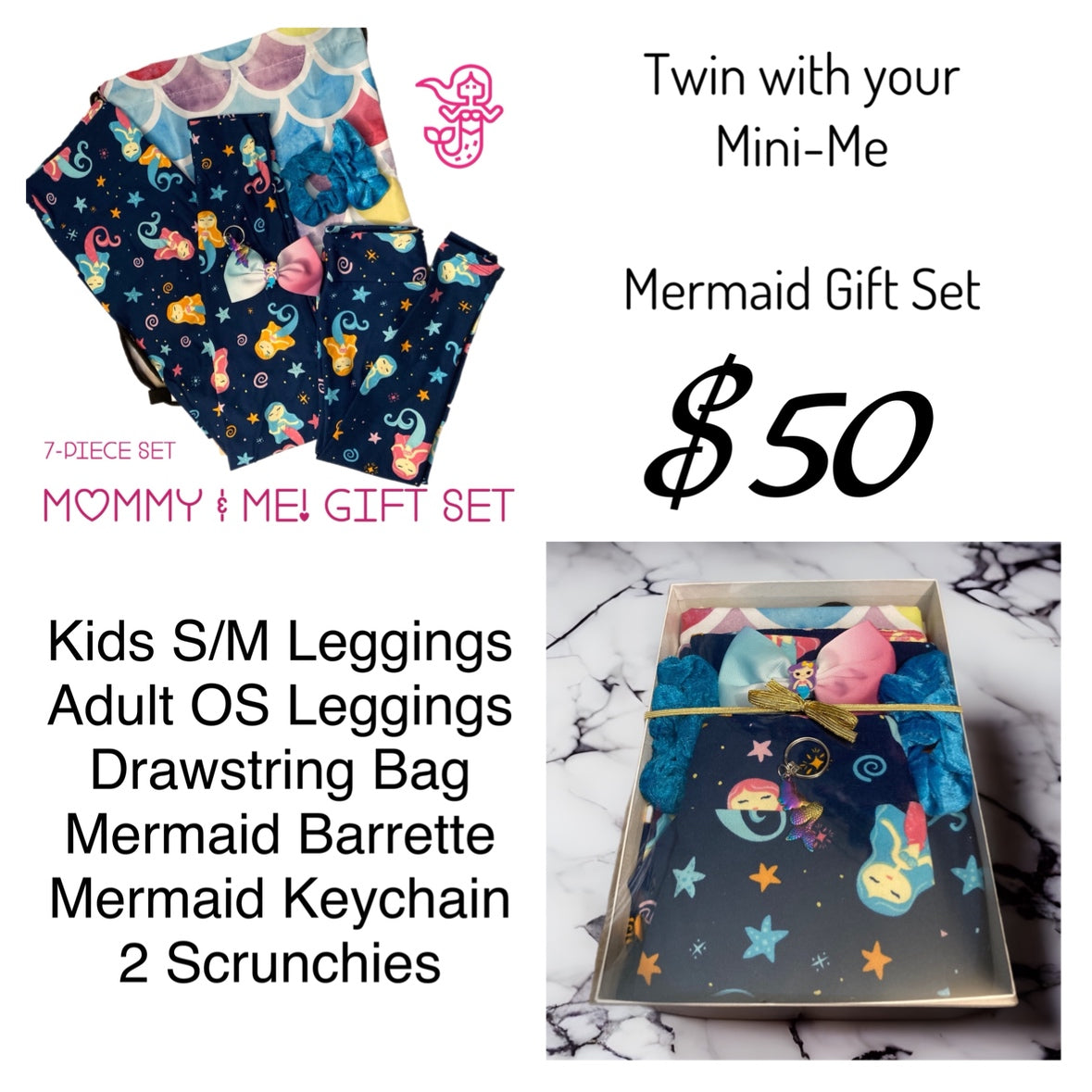 Mommy & Me Mermaid Gift Set