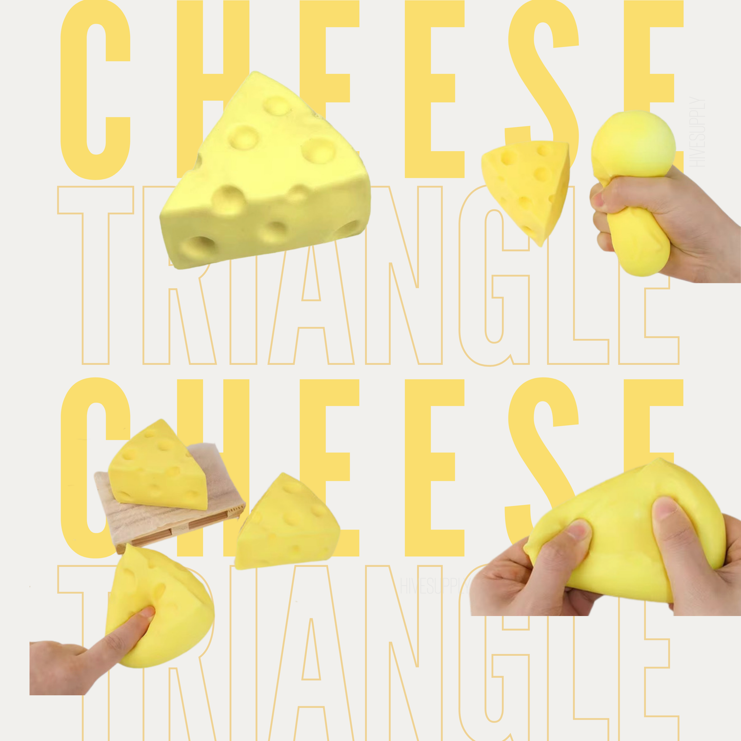 Squishy Toy - Cheese Triangle