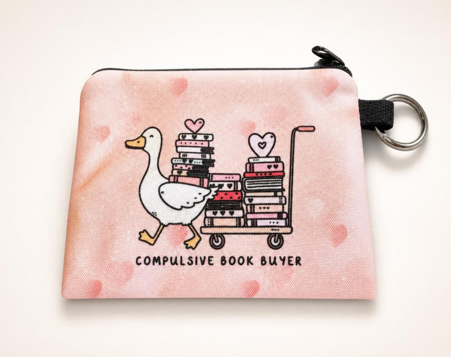 Mini Pouch - Goose Compulsive Book Buyer