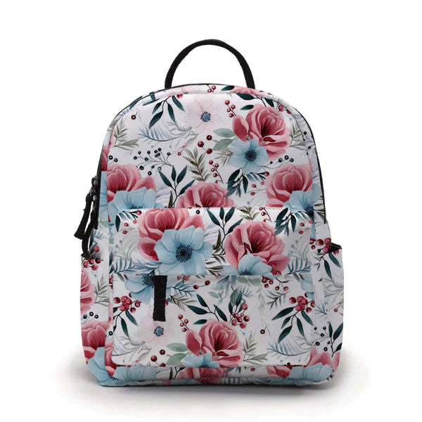 Mini Backpack, Pouch & Coin Purse Set - Holiday 2023 - Winter Floral
