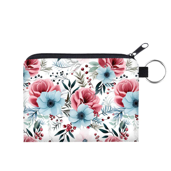 Mini Backpack, Pouch & Coin Purse Set - Holiday 2023 - Winter Floral