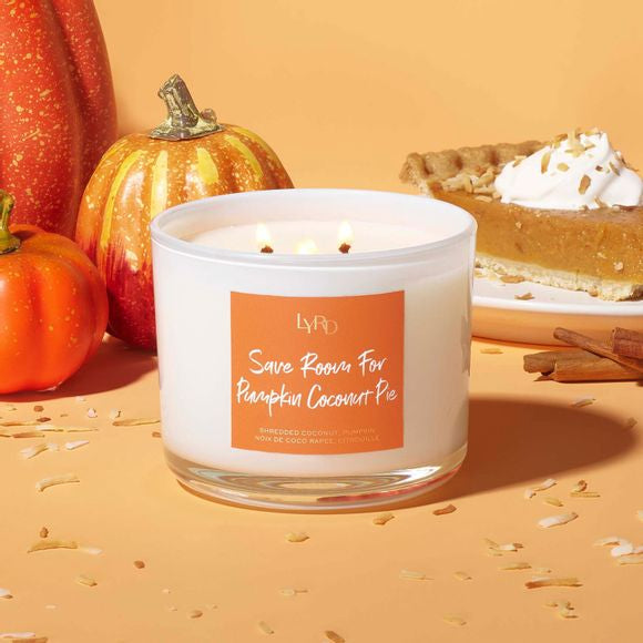 LYRD Save Room For Pumpkin Coconut Pie Candle