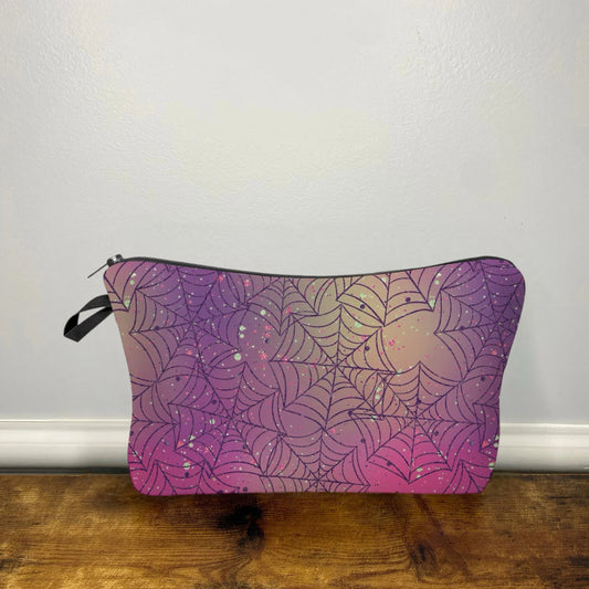 Pouch - Halloween - Spider Web Purple