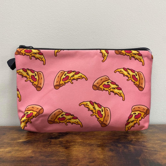 Pouch - Pizza on pink