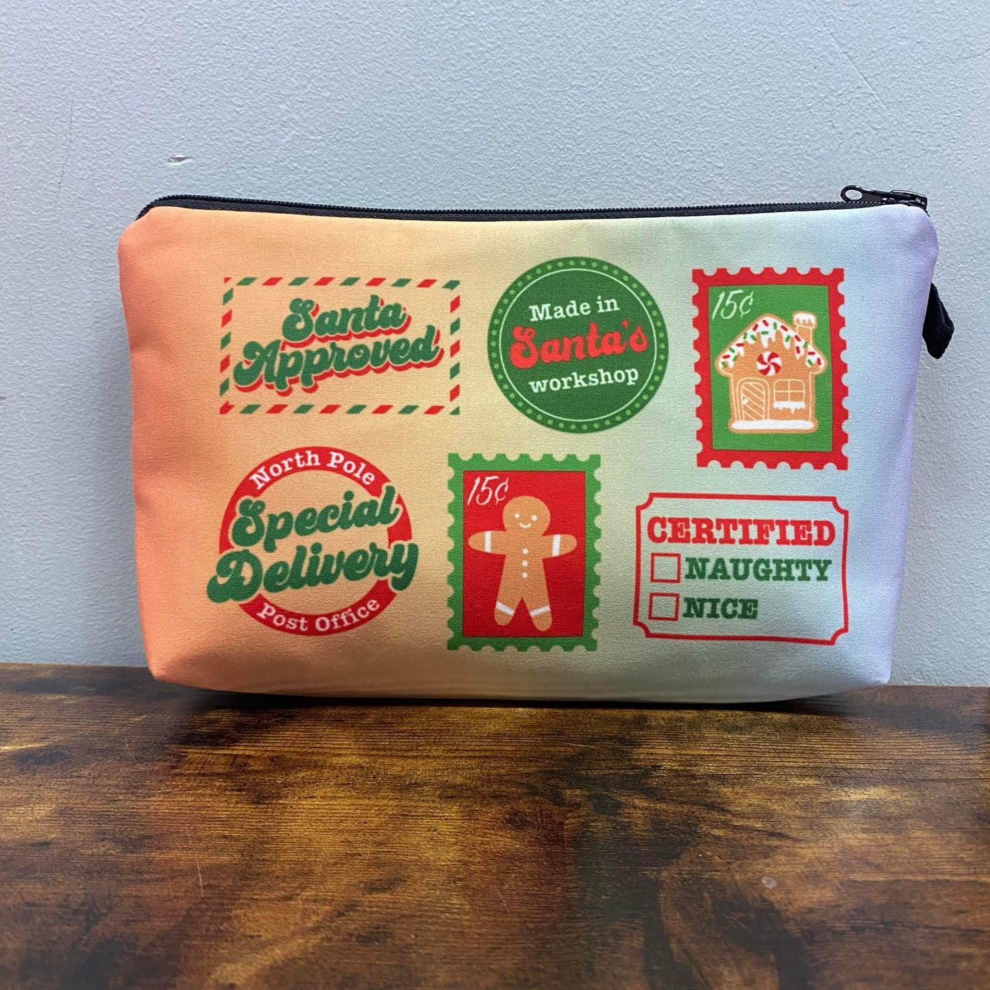 Pouch - Christmas Stamps