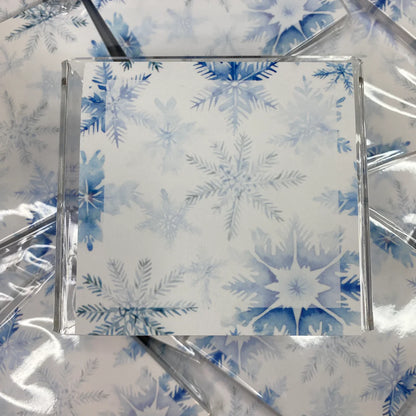 Corduroy Zip Pouch Gift Set - Christmas Santa Blue