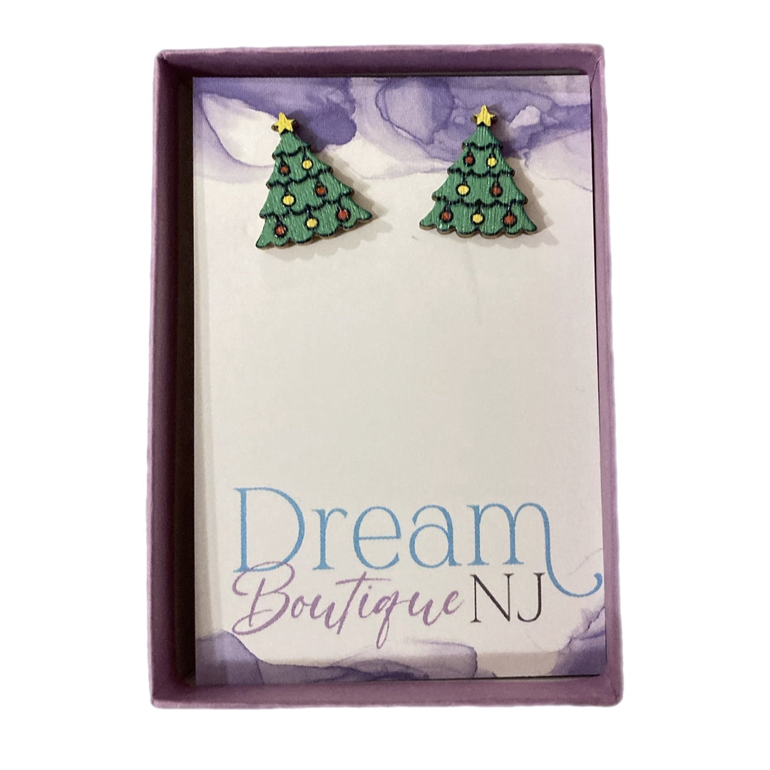 Earrings - Holiday (wood)