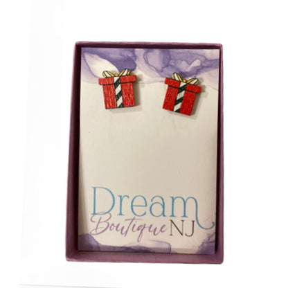 Earrings - Holiday (wood)