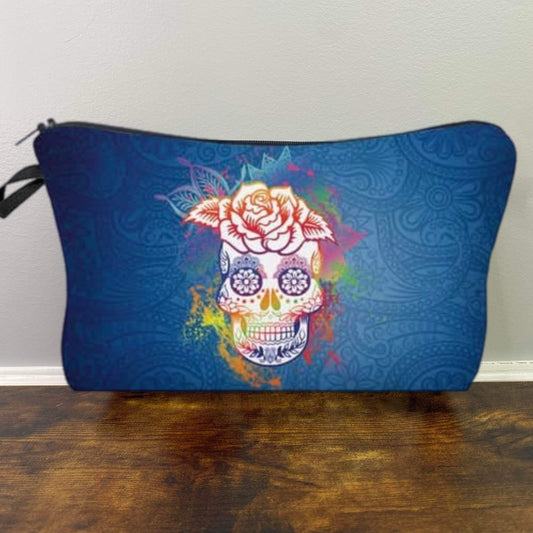 Pouch - Halloween - Rainbow Skeleton