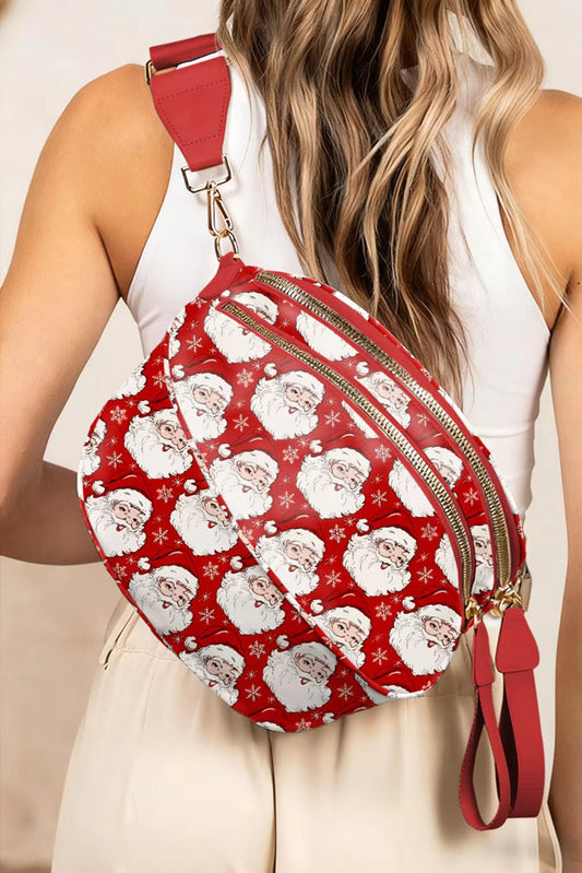 The Roni Nylon Crossbody - Santa Red - PREORDER
