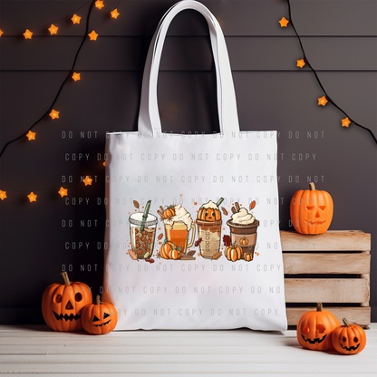 Pumpkin Spice Iced Coffee Tote Gift Set