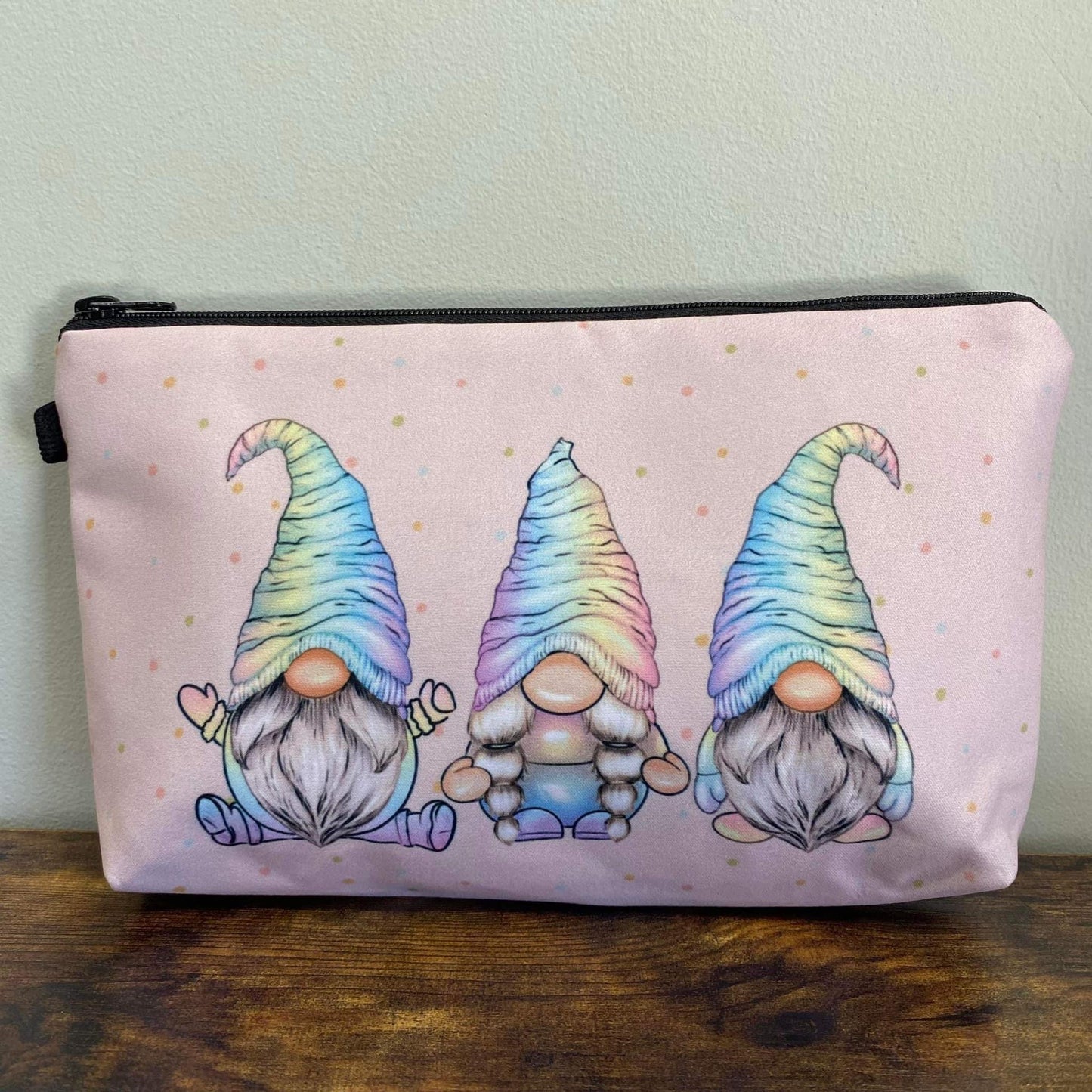 Pouch - Gnome Rainbow Trio